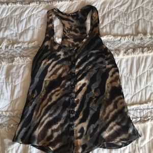Animal print Blouse/Tank